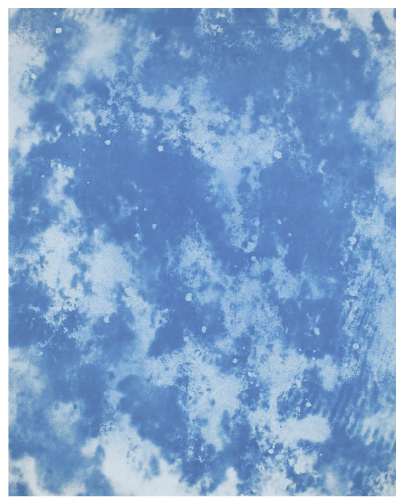 Himmel - cyanotype – 50 x 40 cm.