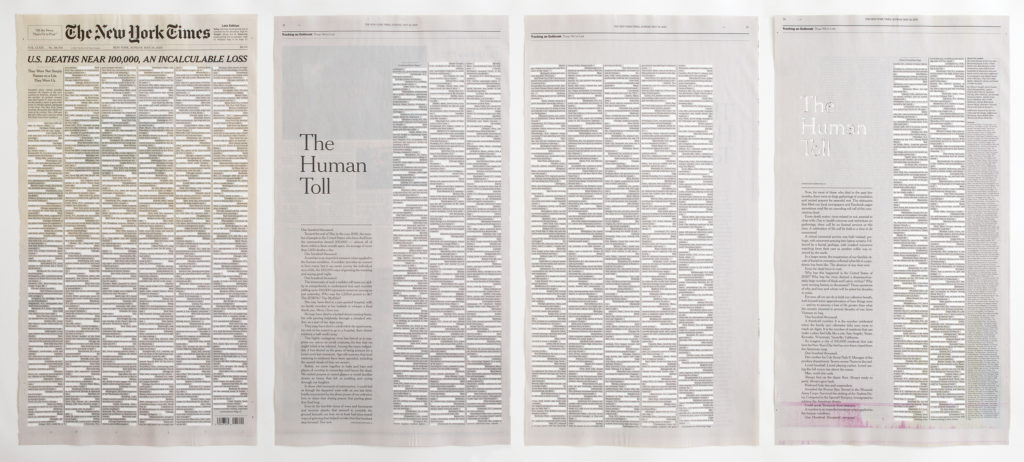 The First 100,000 - cut newspaper